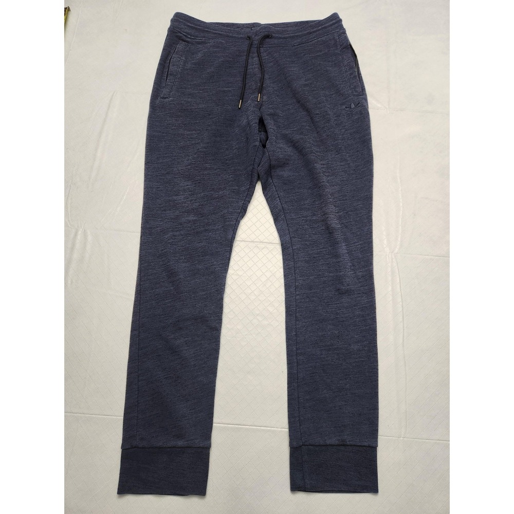 Adidas Originals Pants Mens 32 Blue French Terry Joggers Sweatpants AZ1211